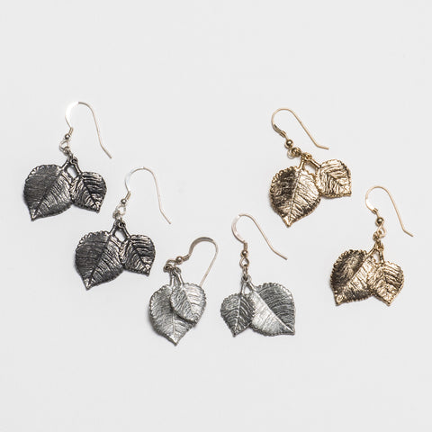 Aspen Earrings - Bright Silver