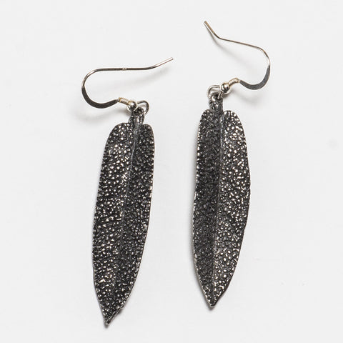 Sage Earrings - Antique Silver