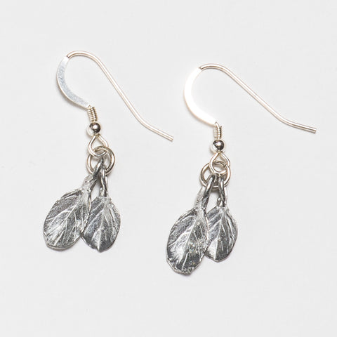 Marjoram Earrings - Bright Silver